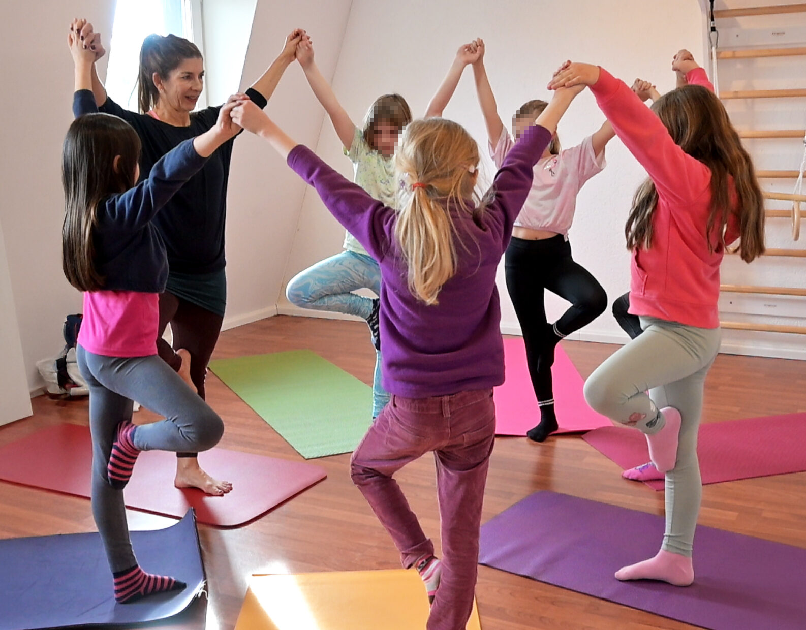 Gruppenbild Yoga für Grundschulkinder